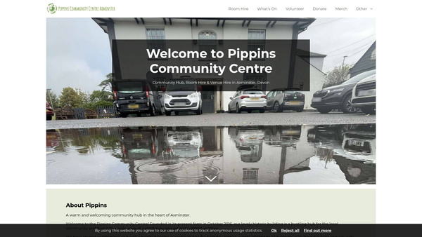 Screenshot of the The Life Community website