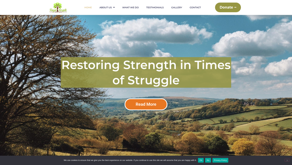 Screenshot of the Royal Respite Limited website