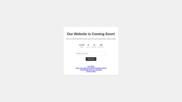 Screenshot of the Hub Church South Woodford website