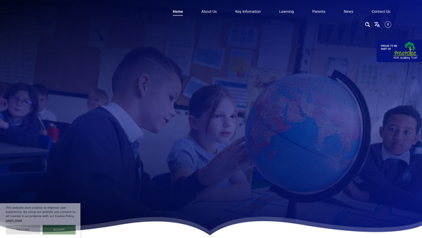 Screenshot of the Friends Of Tottington Primary School website