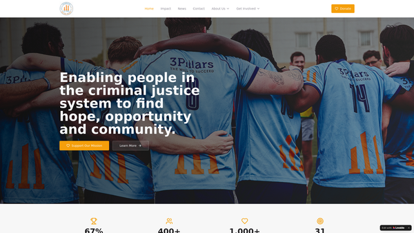Screenshot of the 3 Pillars Project CIO website