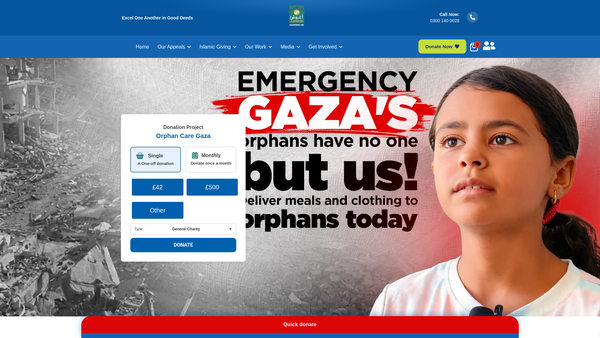 Screenshot of the Aghosh UK website