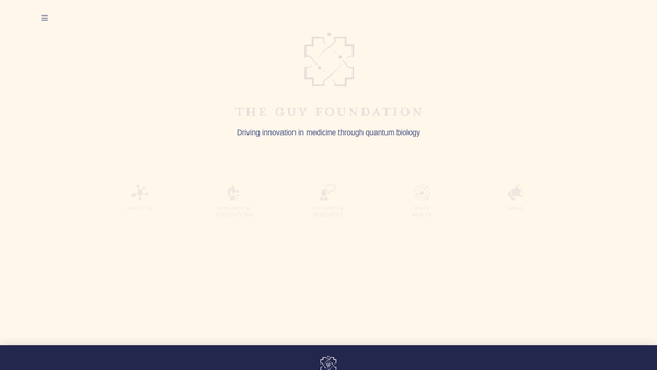 Screenshot of the The Guy Foundation Family Trust website