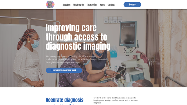 Screenshot of the Worldwide Radiology website