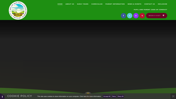 Screenshot of the Friends Of South Molton United C Of E Primary School website