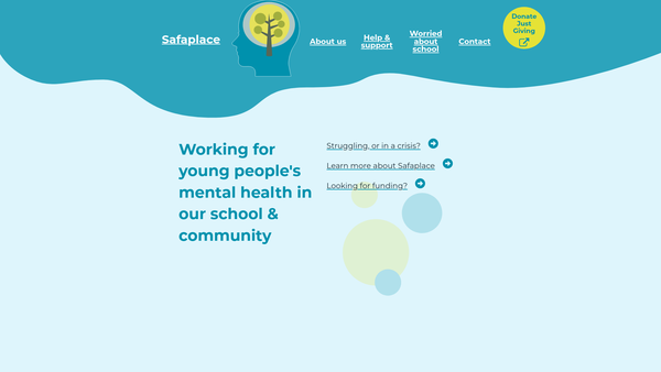 Screenshot of the Safa Place website