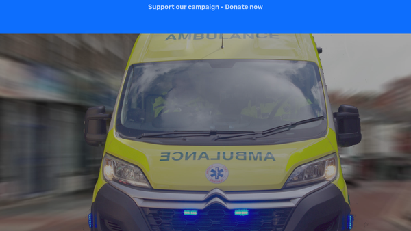 Screenshot of the Gateshead Hatzola website