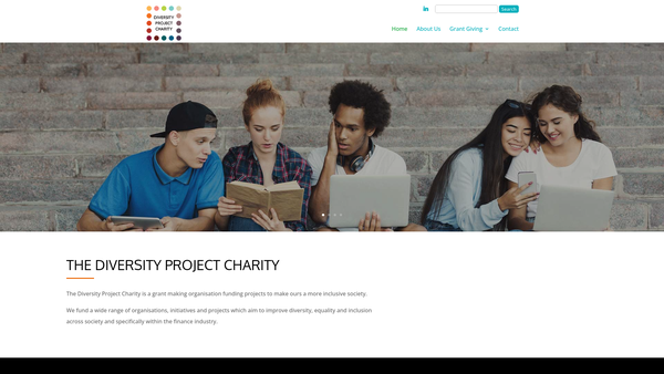 Screenshot of the Inclusion In Finance Foundation website