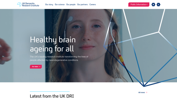 Screenshot of the UK Dri Ltd website