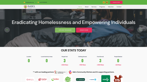 Screenshot of the Initiative For The Advancement Of Ethical Standard website