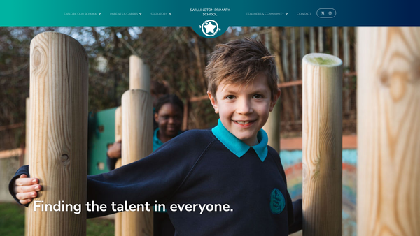 Screenshot of the Parents At Swillington School website