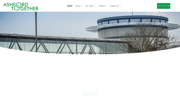Screenshot of the Ashford Together website