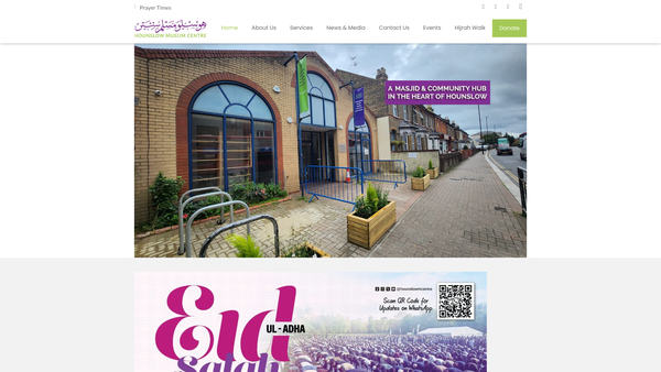 Screenshot of the Haaya Foundation website