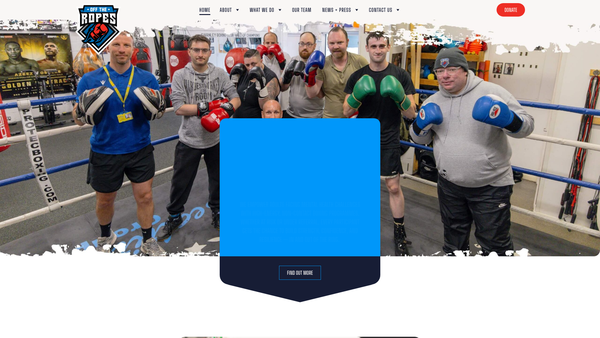 Screenshot of the Off The Ropes (OTR) website