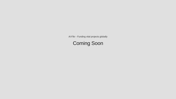 Screenshot of the Al-Fikr website