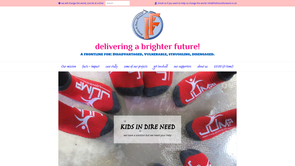 Screenshot of the Camp Knak website