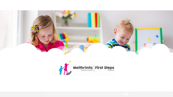 Screenshot of the First Steps Nursery website