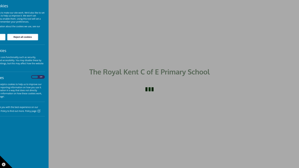 Screenshot of the Rks Educational Trust website