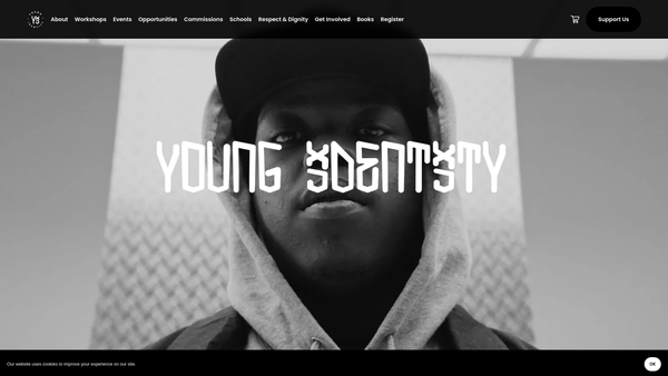 Screenshot of the Wordsmith Awards website
