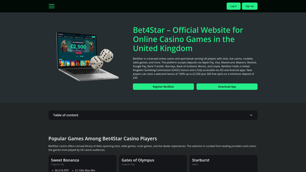 Screenshot of the 1st Fressingfield Scout Group website