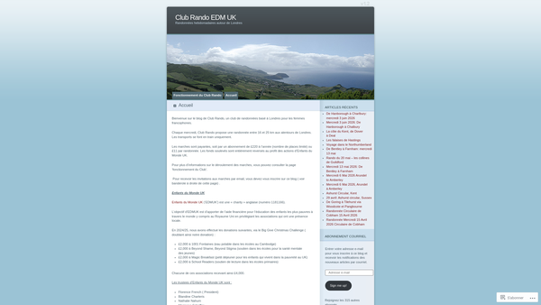 Screenshot of the Enfants Du Monde UK website
