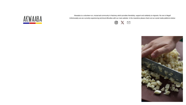 Screenshot of the Akwaaba website