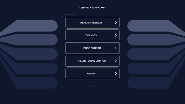 Screenshot of the C.a.s.t. website