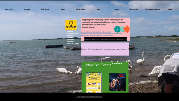 Screenshot of the Emsworth Community Association website
