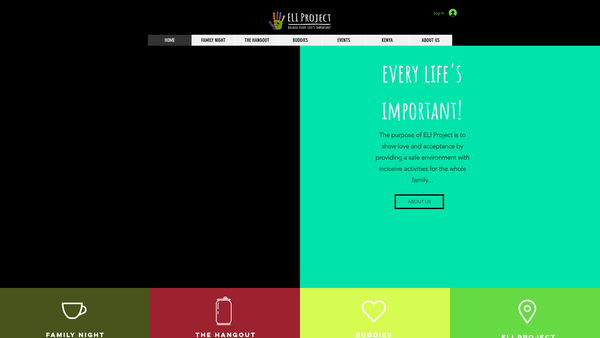 Screenshot of the Eli Project website