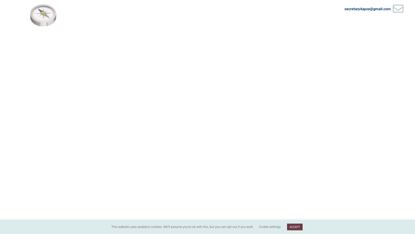 Screenshot of the The Association For Pastoral Supervision And Education website
