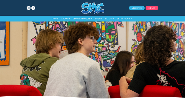 Screenshot of the South Northants Youth Engagement website