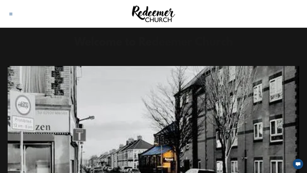 Screenshot of the Redeemer Church Cardiff website
