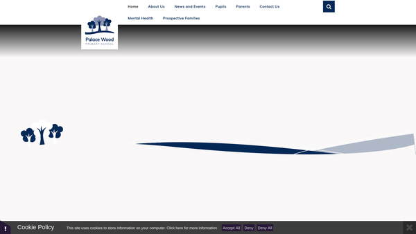 Screenshot of the Friends Of Palace Wood Infant School website
