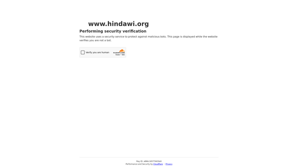 Screenshot of the Hindawi Foundation website