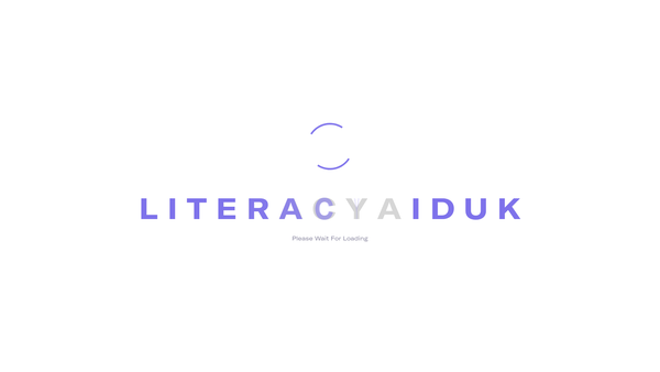 Screenshot of the Literacy Aid UK website