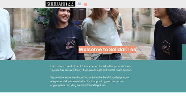 Screenshot of the Solidaritee website