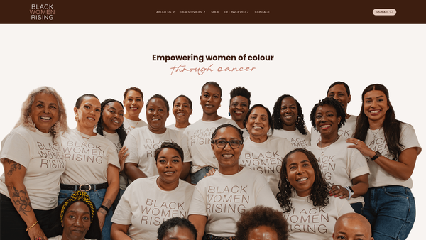 Screenshot of the The Leanne Pero Foundation website