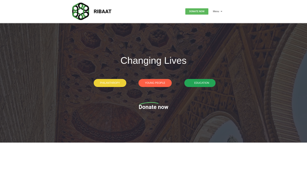 Screenshot of the Ribaat Ashatiri website