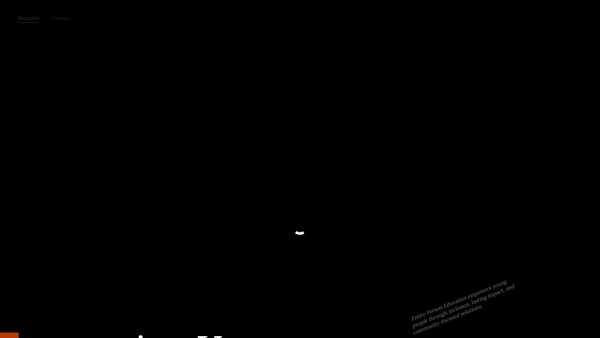 Screenshot of the Entire Person Education website