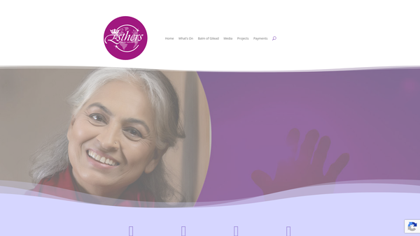 Screenshot of the Esthers For The Nations website