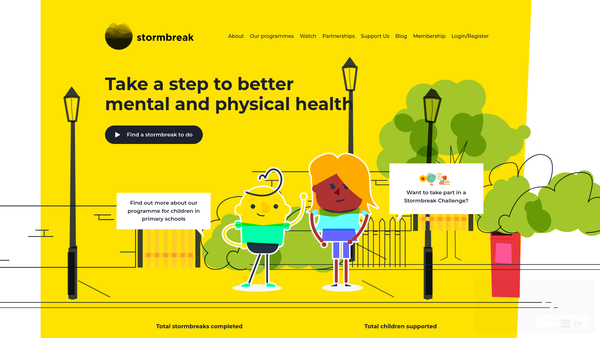 Screenshot of the Stormbreak CIO website