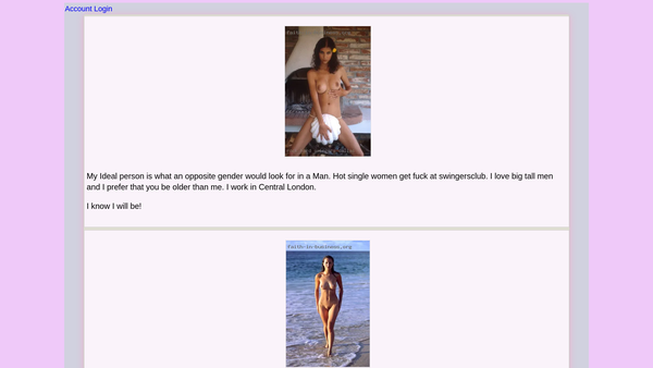 Screenshot of the Faith In Business website