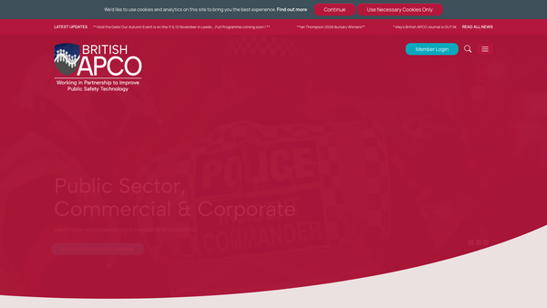 Screenshot of the Bapco Limited website