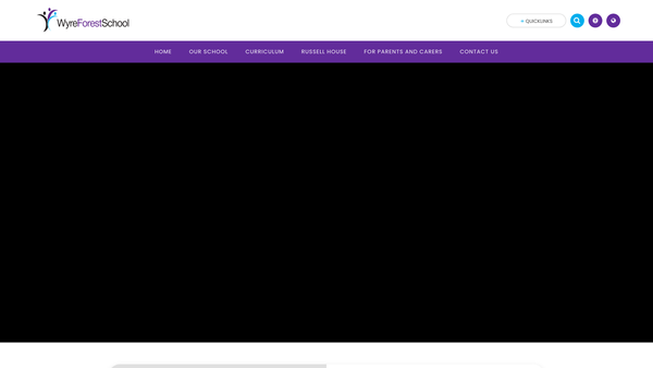 Screenshot of the Friends Of Wyre Forest School website