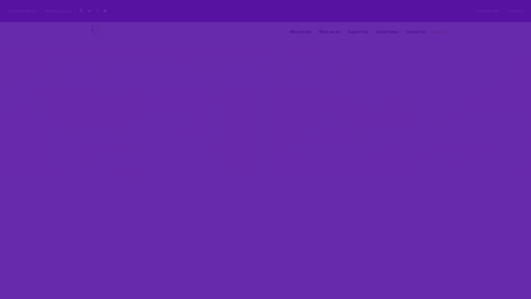 Screenshot of the First Class Foundation website