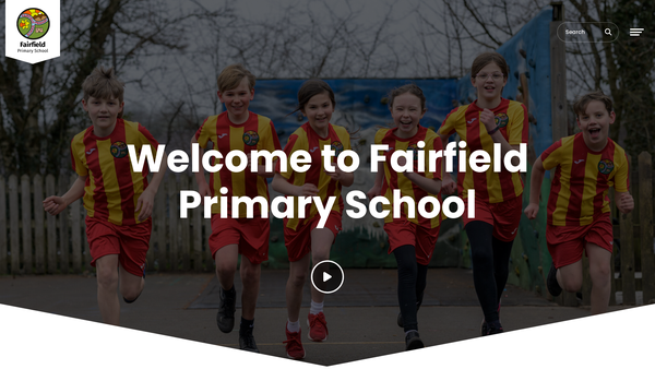 Screenshot of the Friends of Fairfield Primary website