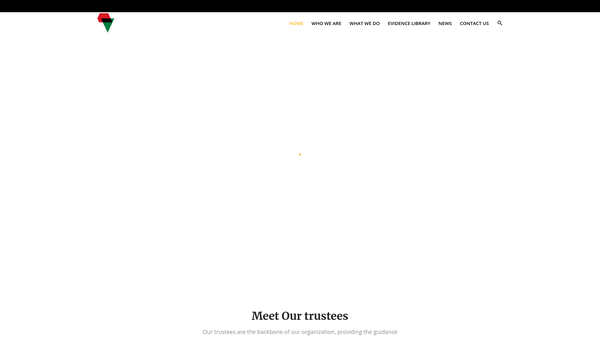 Screenshot of the Mathematics Education To Empower Africa website