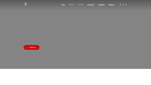Screenshot of the Adam's Rose website
