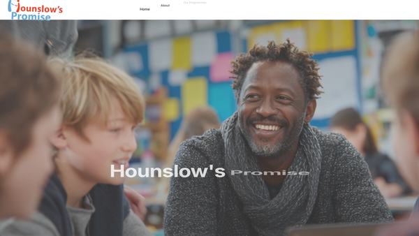 Screenshot of the Hounslow's Promise website