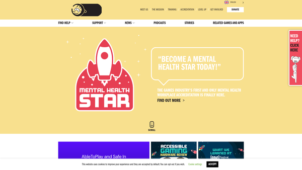 Screenshot of the Safe In Our World website